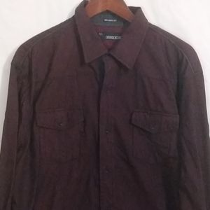 BKE Buckle Black Relaxed Fit Long Sleeve Size XL